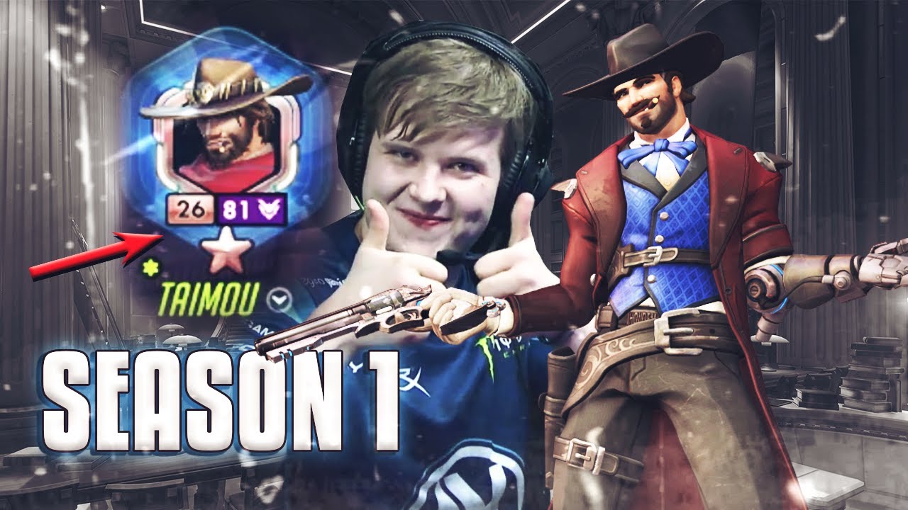 Taimou but it's SEASON 1 and he's a GOD (McCree Gameplay) w/ HarryHook