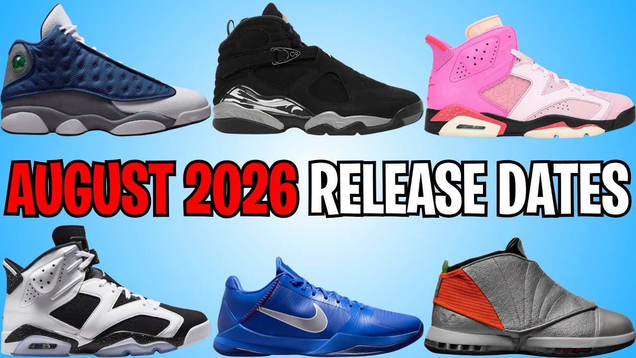 ДАТЫ РЕЛИЗОВ КРОССОВОК AIR JORDAN И NIKE В АВГУСТЕ 2026 ГОДА 🔥🔥🔥