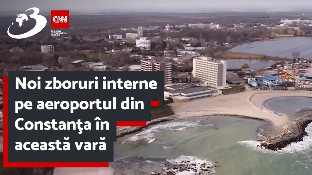 Noi zboruri interne pe aeroportul din Constanţa în această vară