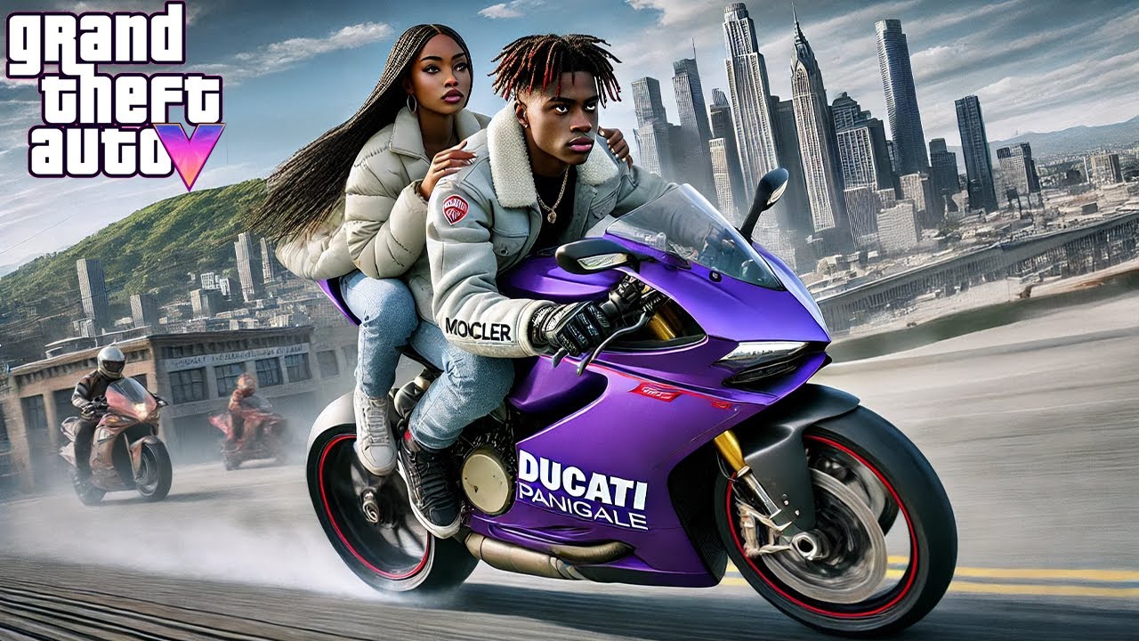 PORTO LA MIA RAGAZZA DALLA NONNA SULLA SUA DUCATI a LIBERTY CITY! Gta 5 Mod Vita Da Gangster!