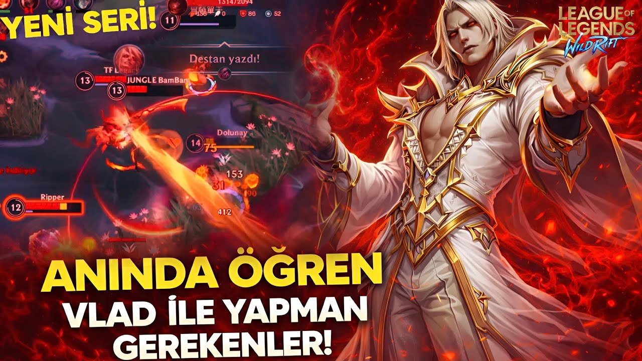 0’dan VLAD ÖĞREN HER MAÇI TAŞI! | YÜKSEK ELO VLADİMİR