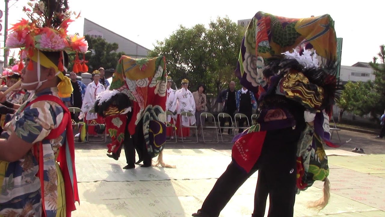 獅子舞列伝2017・池之尻獅子舞（黒嶋神社秋季例祭）【香川県観音寺市池之尻町】（平成29年・2017）