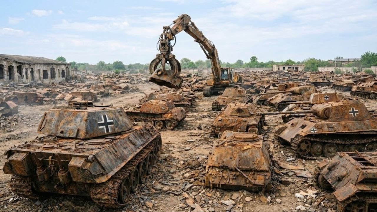 Porzucone niemieckie czołgi: co zrobili z nimi Alianci