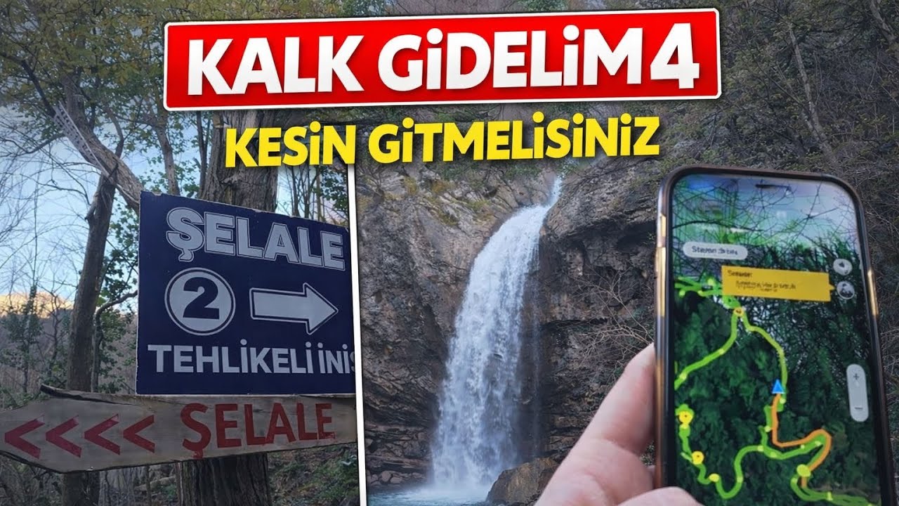 Sakarya’da Saklı Cennet / Bu Şelaleye Bayılacaksınız / Kalk Gidelim 4