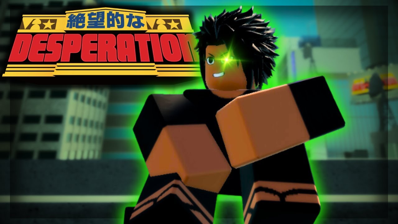 I FINALLY Played This NEW CC MHA Roblox Game... | Desperation