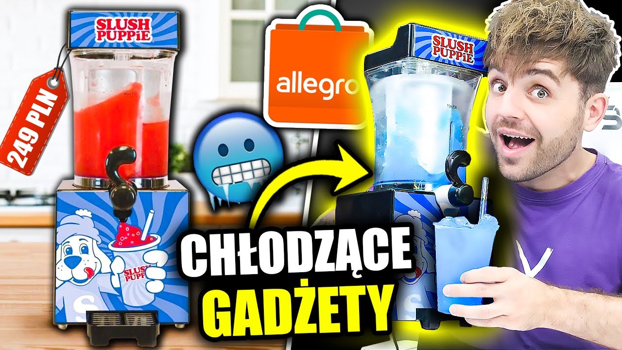 Najlepsze CHŁODZĄCE GADŻETY z Allegro! *maszyna do slushy*