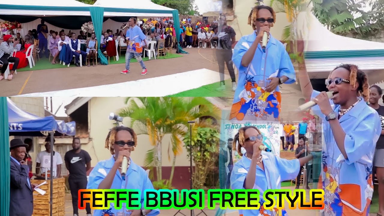 Feffe Bbusi Live Performance and Free Style at St.Noa Junior Prom Party 2022
