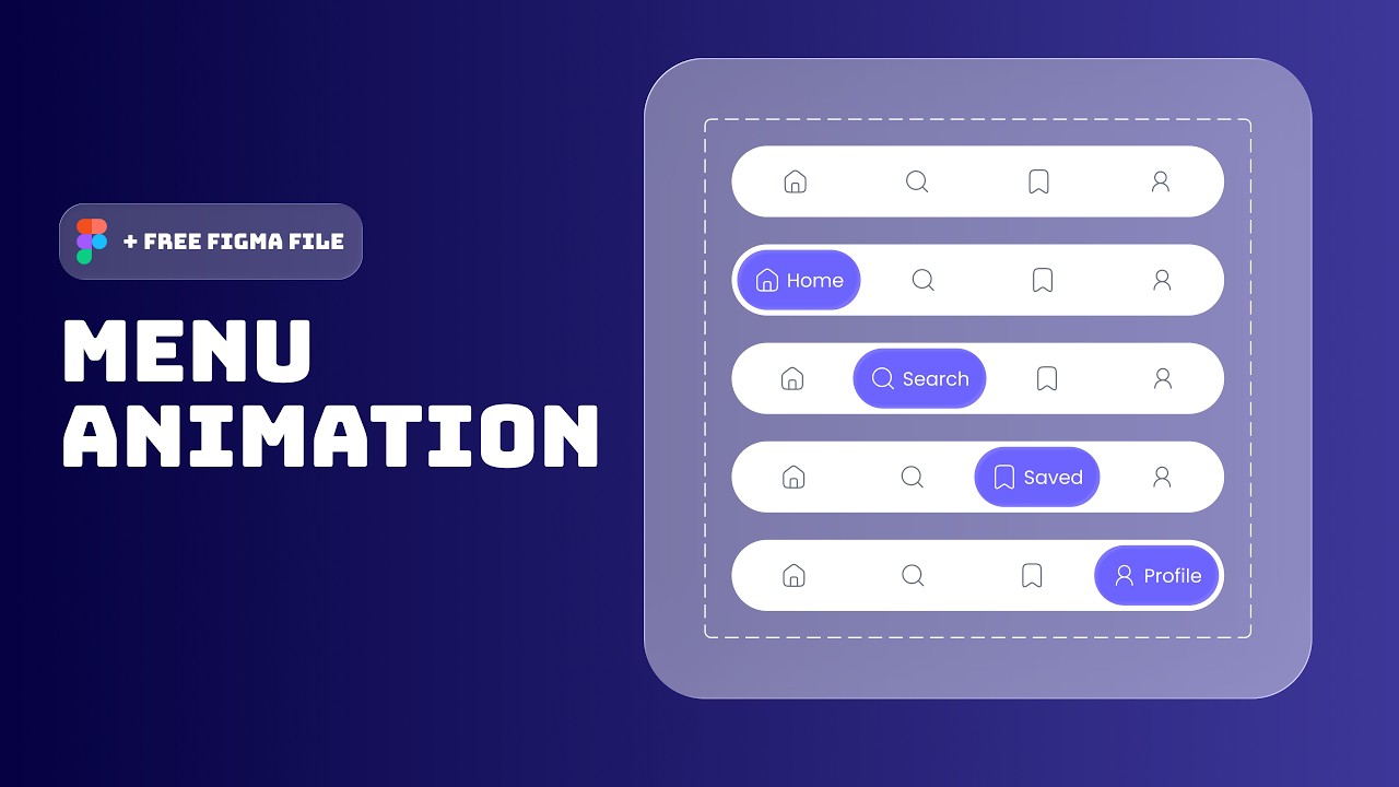 How to Create Smooth Menu Animations in Figma | UI Animation Tutorial