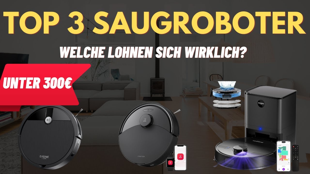 Besten 3 Saugroboter unter 300 EUR | 2026