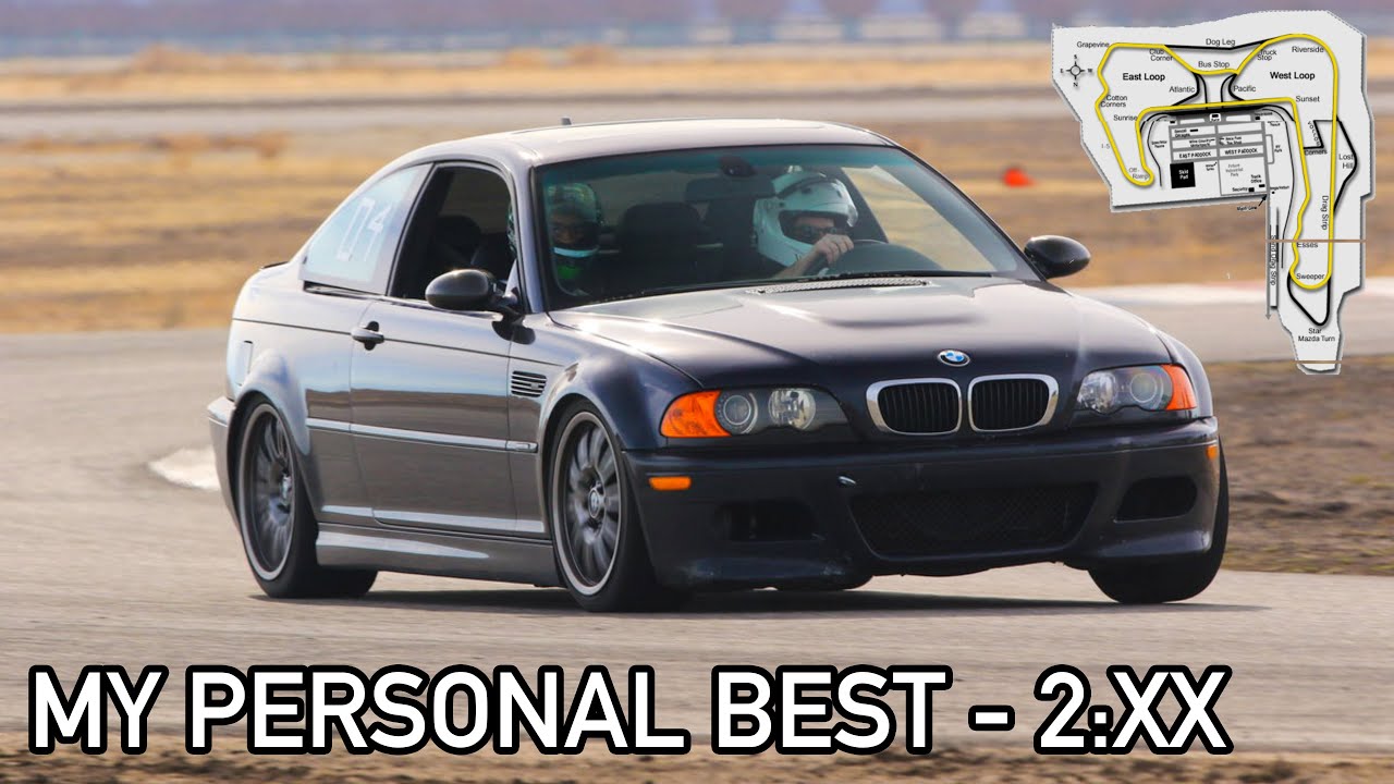 E46 M3 TRACK DAY AT BUTTONWILLOW! | Parker Repp