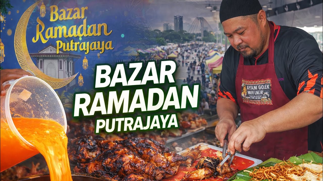 Lebih 200 Peniaga! Bazar Ramadan Putrajaya Memang Meriah