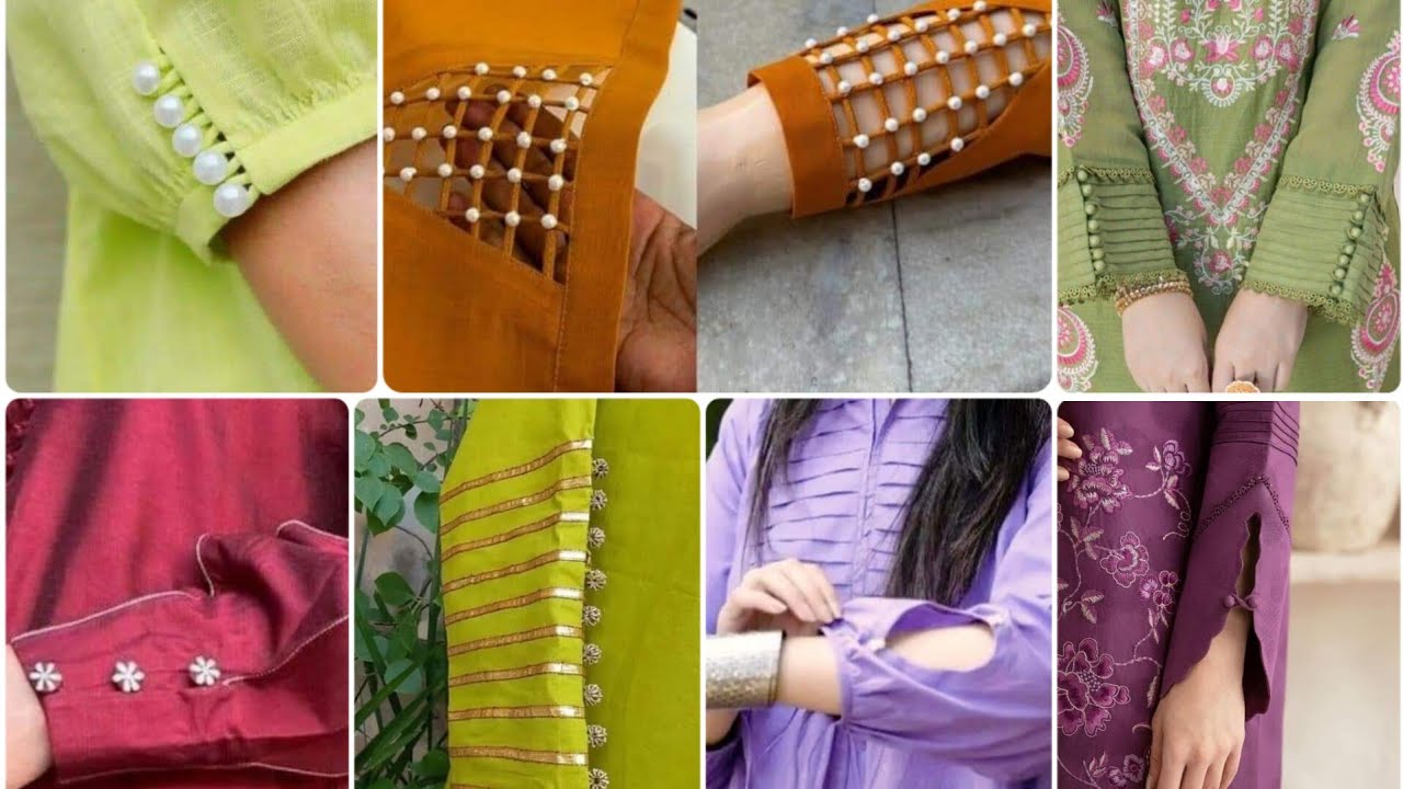 Trendy & Easy Sleeves design collocation 2024. New bazo design pictures.