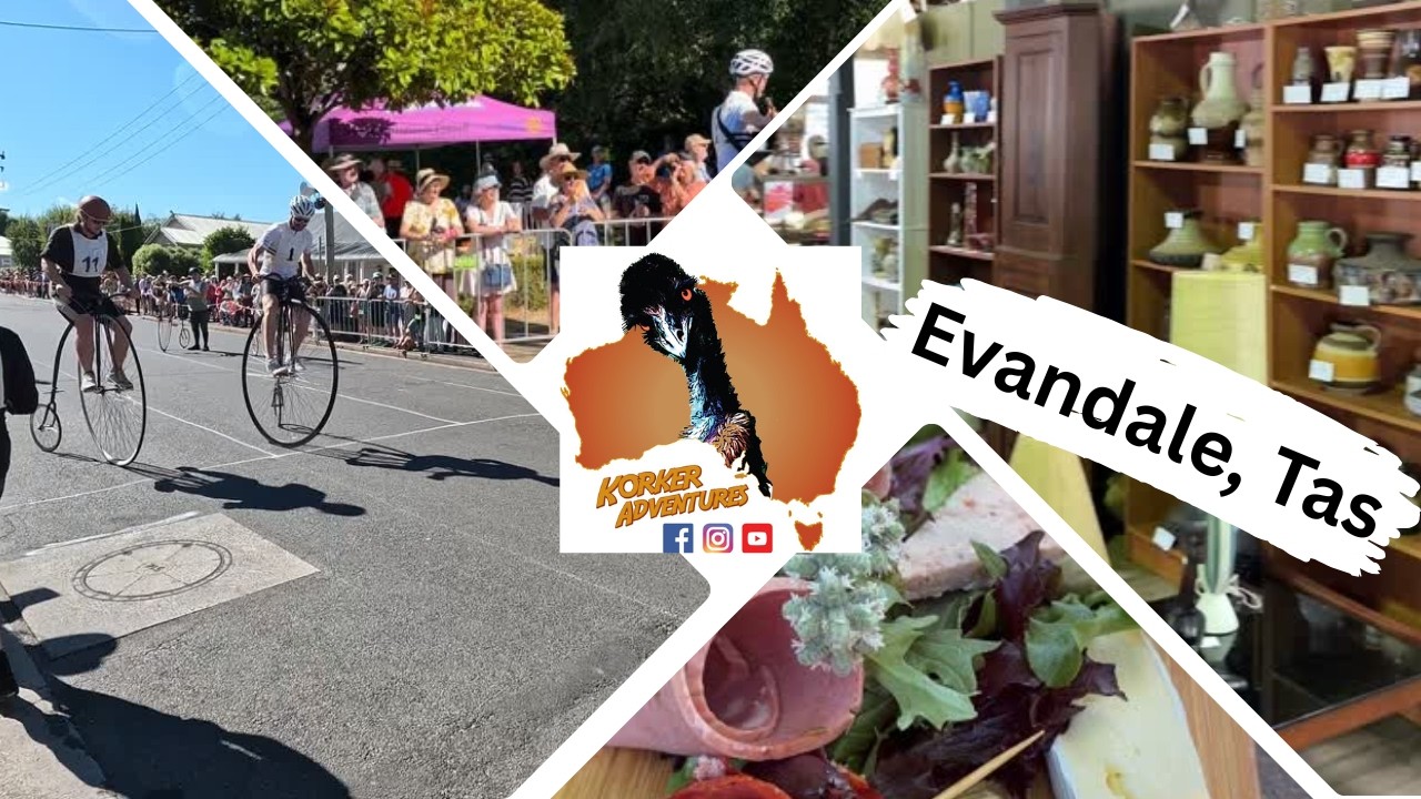 Evandale, Midlands, Tasmania Penny Farthing Races   HD 720p