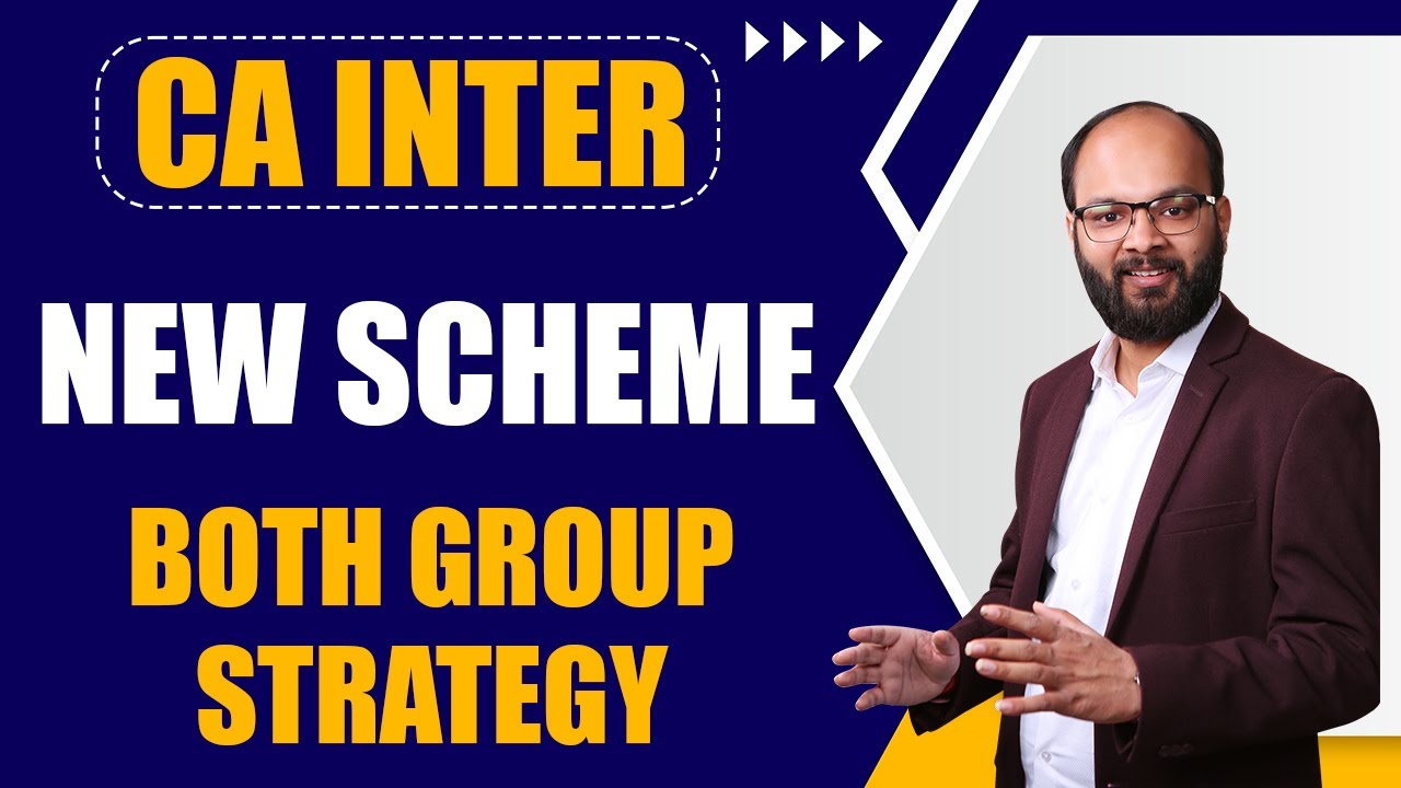 How to Start Study CA Inter Both Group New Scheme Sep 24 | Subject Wise Study Plan Group 1 & 2