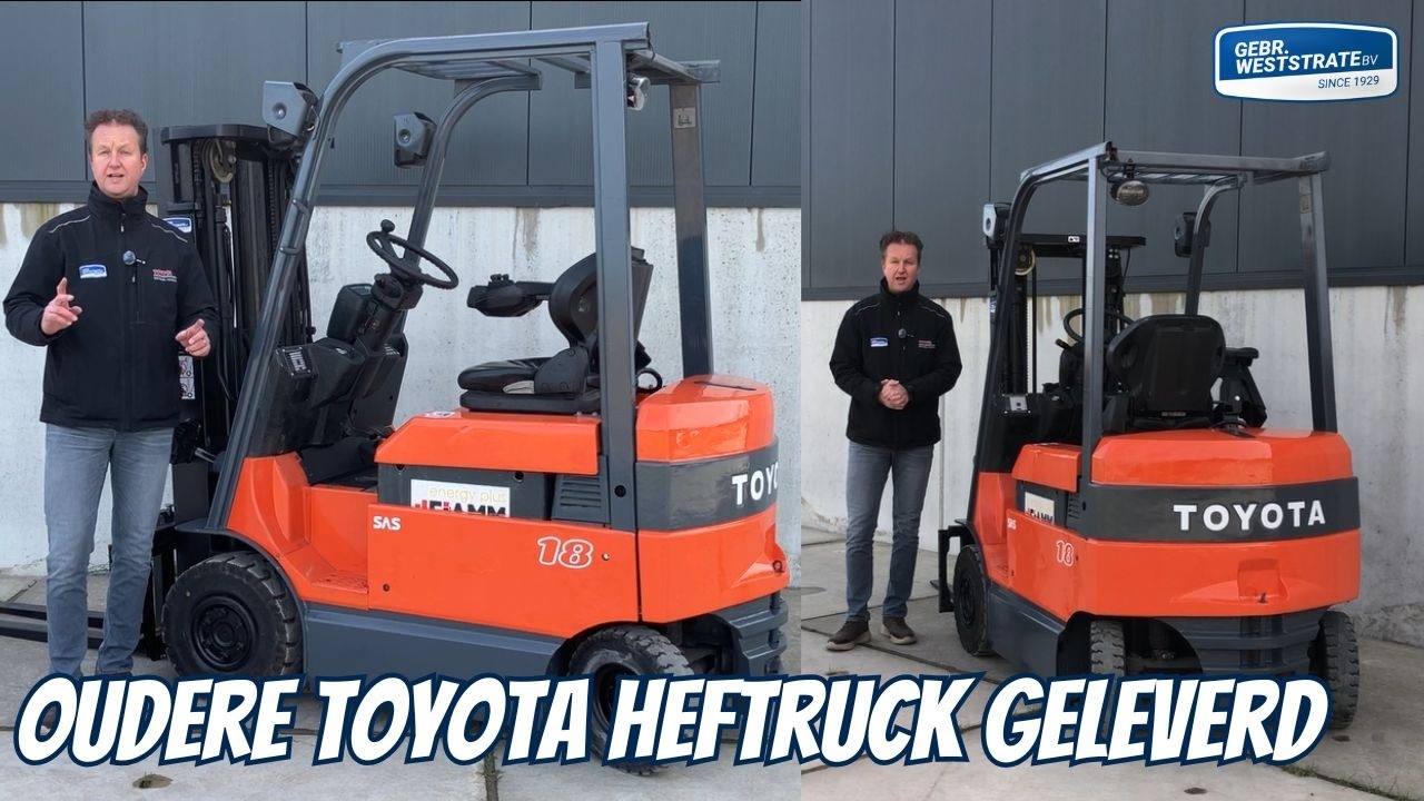 Oudere Toyota heftruck geleverd