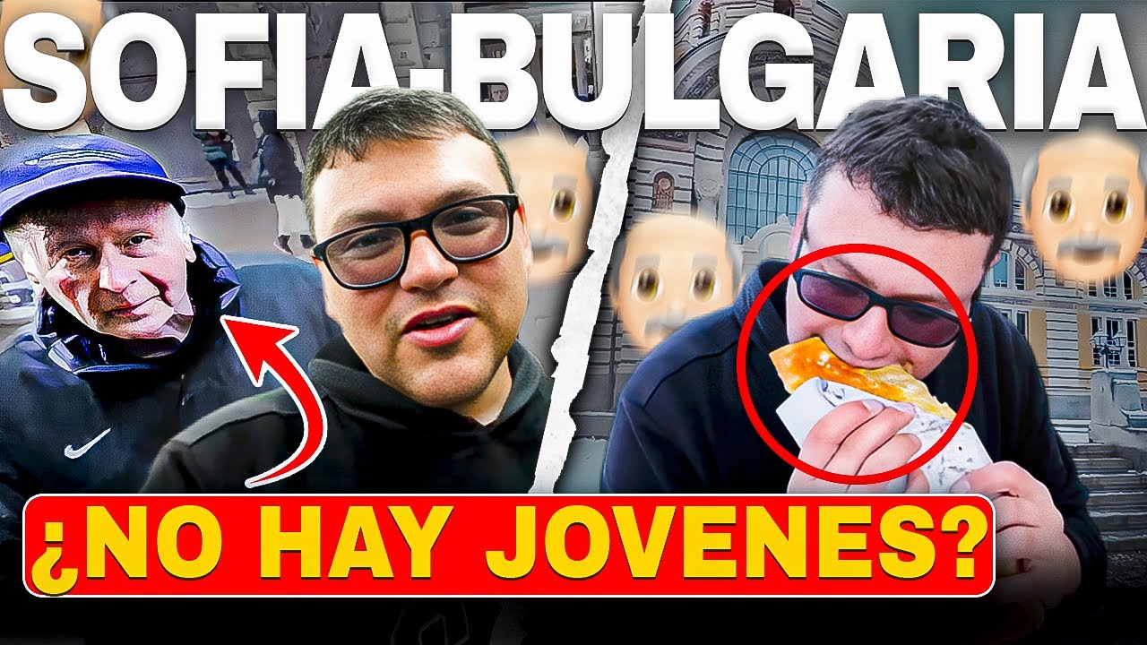 Dicen que esta Ciudad Europea NO TIENE JÓVENES  | Sofía, Bulgaria