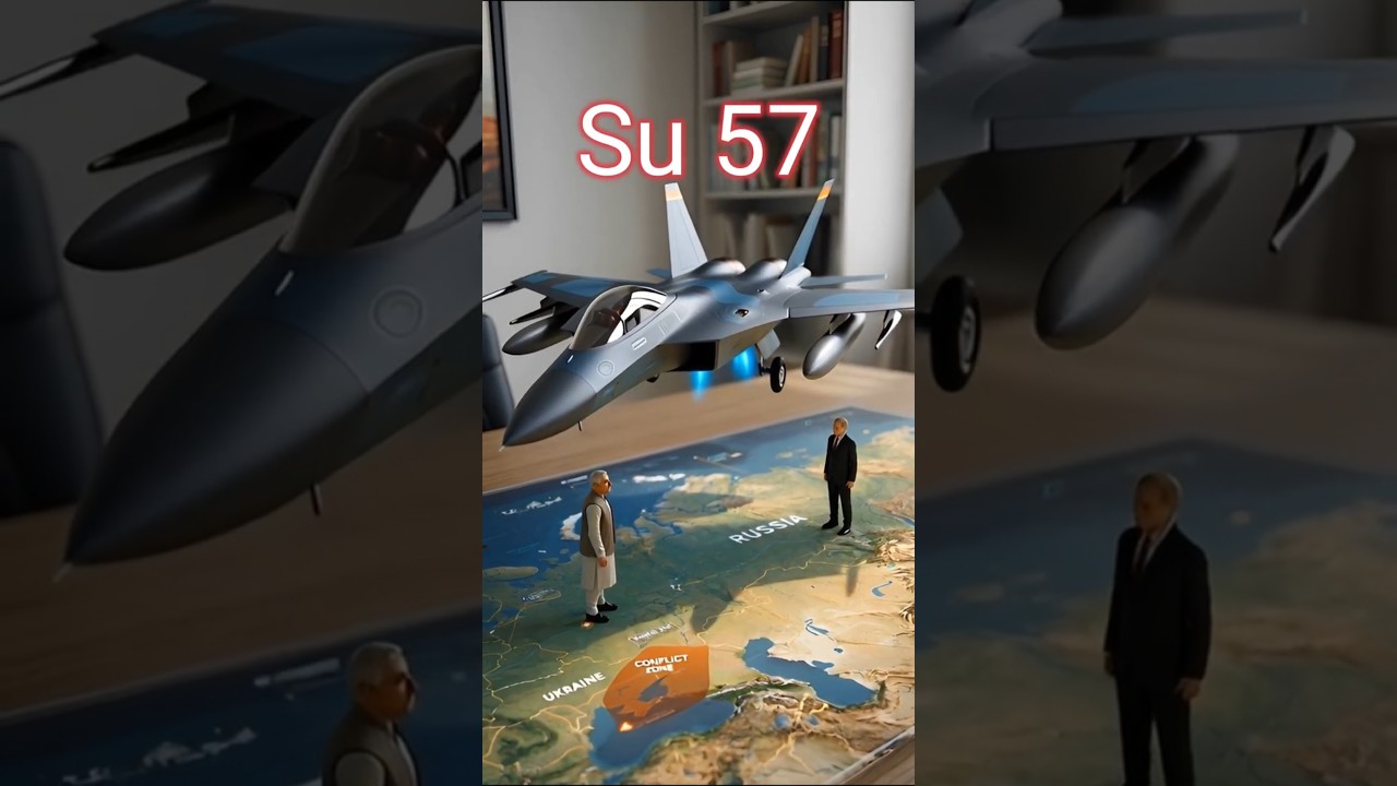Su-57 + Indian Tech = F-35 Killer? 🇮🇳🔥 #Shorts