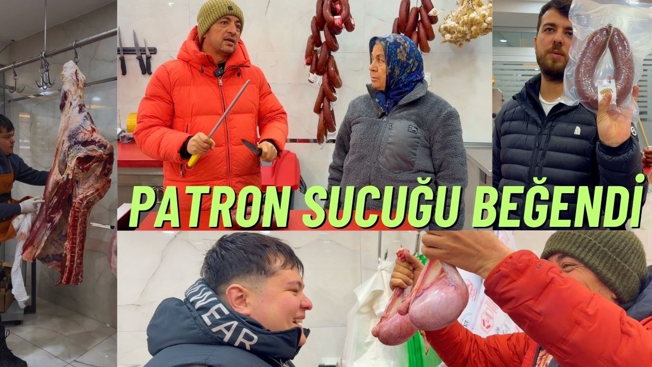 KASAP AÇILIŞI SONRASI İŞLERİMİZ SUCUK SATIŞLARIMIZ
