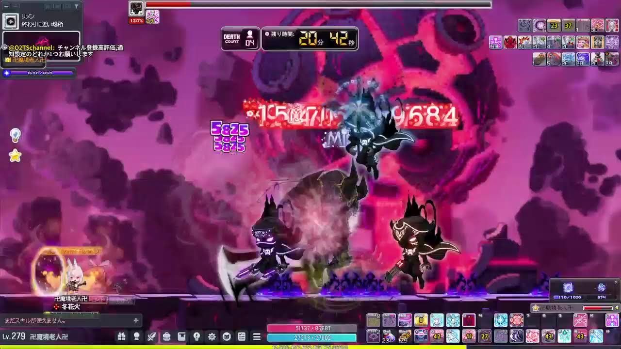 チャレサバでボスを倒す回【メイプルストーリー/Maple story】