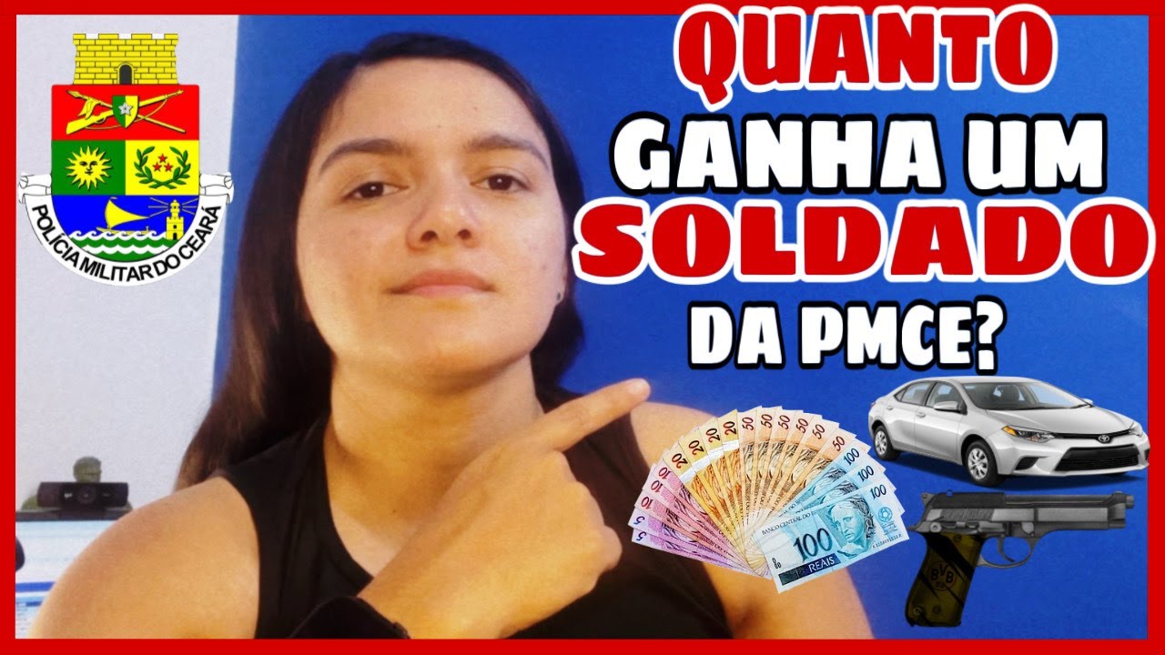 QUANTO PODE GANHAR UM SOLDADO DA PMCE ATUALIZADO 2025