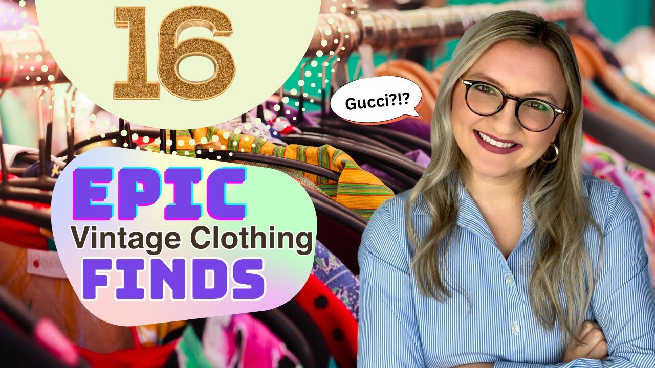 16 EPIC Vintage Clothing Finds That I Thrifted and Sold on Poshmark For A Profit! Thrift Haul