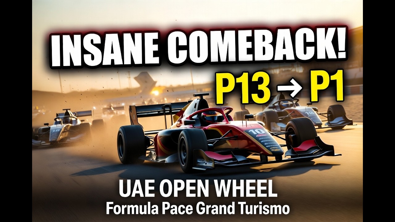 UAE Open Wheel Fastest laps From P 13 to P1