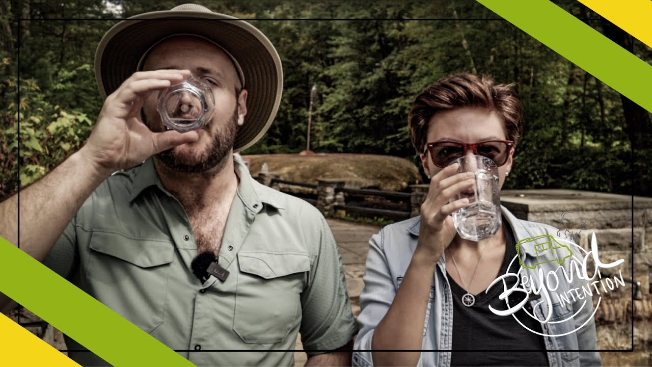 Saratoga Springs - Taste Testing Naturally Carbonated Spring Water in New York!