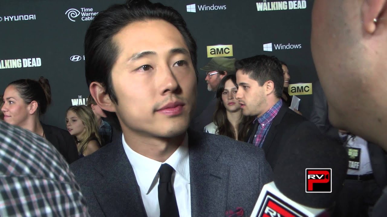 Steven Yeun aka Glenn Rhee Walking Dead 4 Premiere