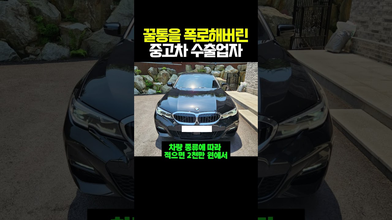 꿀통을 폭로해버린 중고차 수출업자