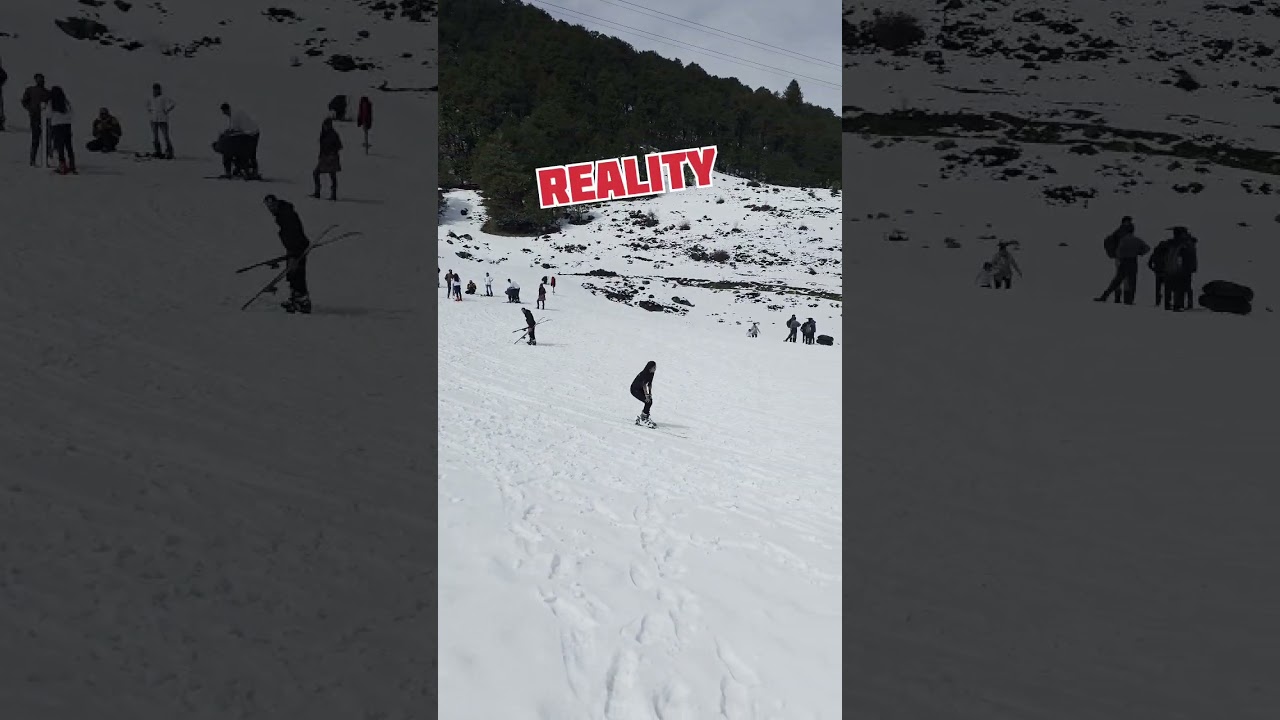 Skiing is real fun #snow #travel #mountains #skiing #skiingadventures