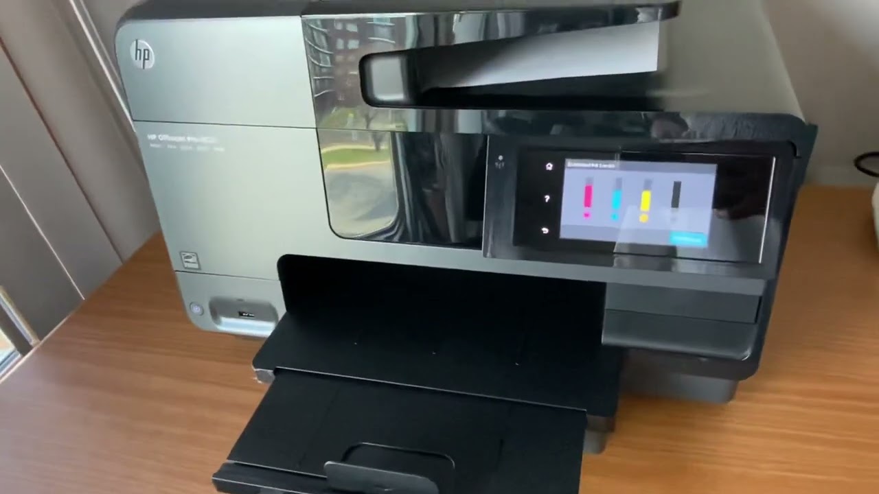 HP Officejet Pro 8620 All-In 1 Inkjet color Printer office jet-low Cont 1585 Pgs