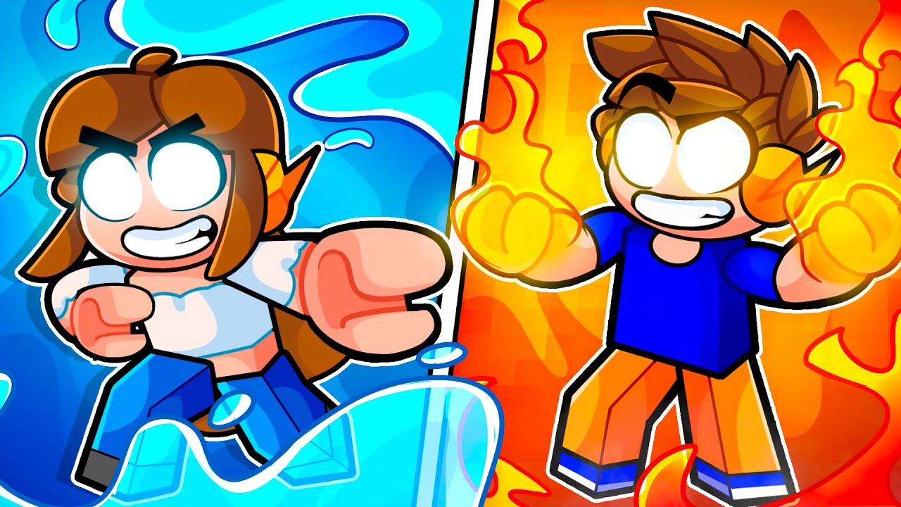 Roblox, MAS temos PODERES ELEMENTAIS RAROS! - O FILME