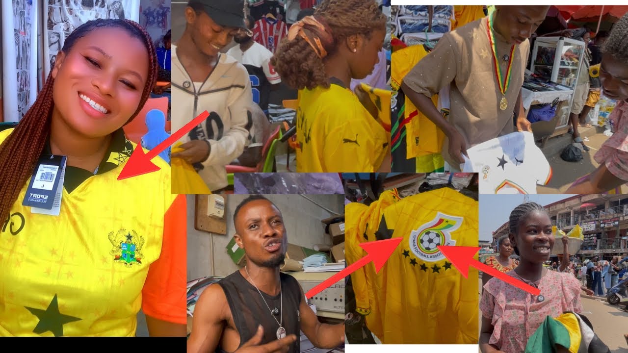 Жаркие🔥футболки с символикой Ганы стали дефицитом, поскольку ганцы с размахом отмечают День незав...