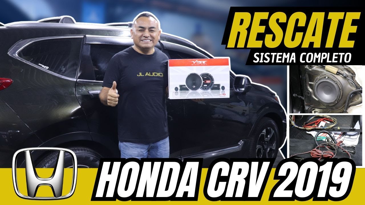 Honda CRV 2019 Rescate Sistema Completo.