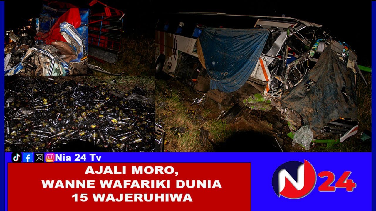 AJALI YAUA WANNE, 15 WAJERUHIWA MAGARI MATATU YAKIGONGANA MIKESE MOROGORO