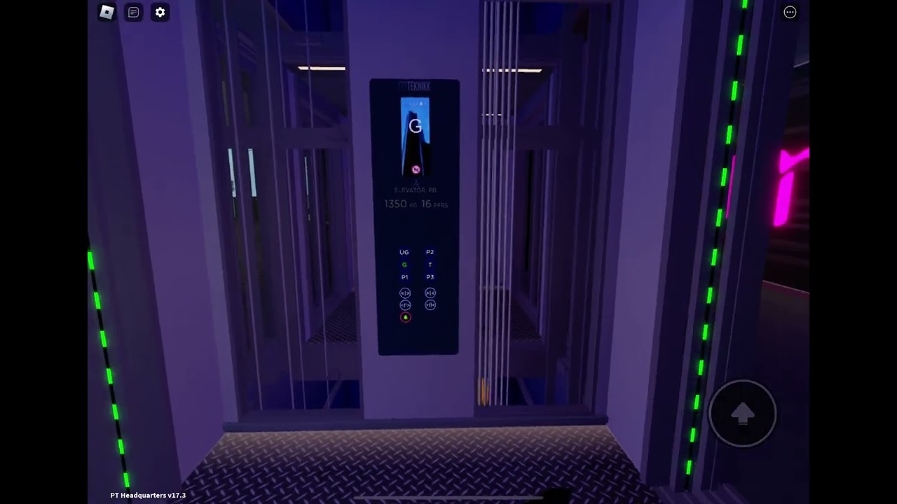 LIFTKOS Traction Parking Elevators - Platinum Headquarters | ROBLOX