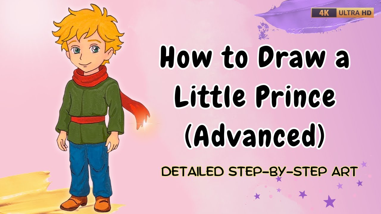 How to Color a Little Prince (Advanced Version) | Detailed Step-by-Step Art Tutorial