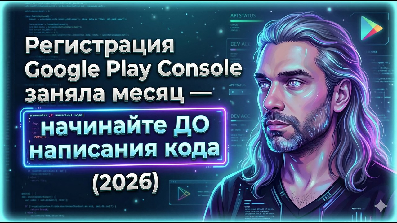 Регистрация Google Play Console заняла месяц &mdash; [начинайте ДО написания кода] (2026)