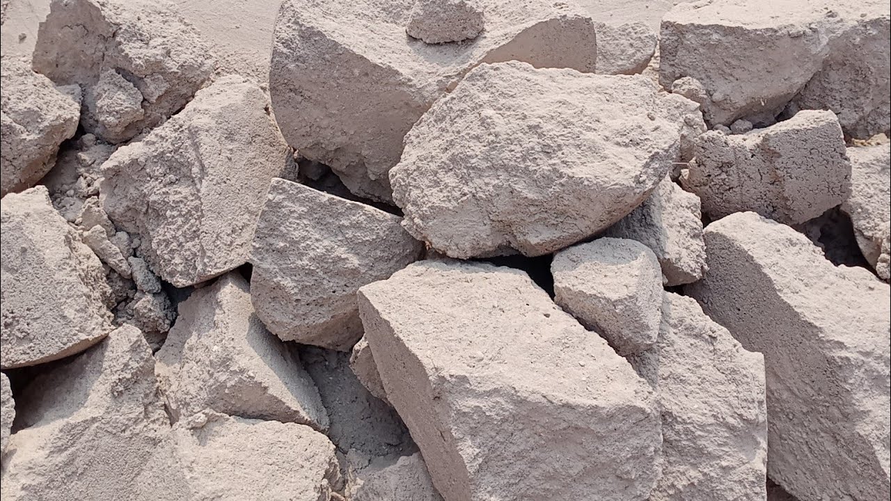 ASMR: Chunks Series Part 4 White Cement+ Gray Sand Dry Floor Clay pot Crumbling#relaxingsounds