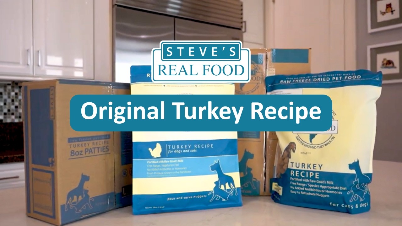Product Video: Turkey Orginal Raw Pet Food - Steve's Real Food