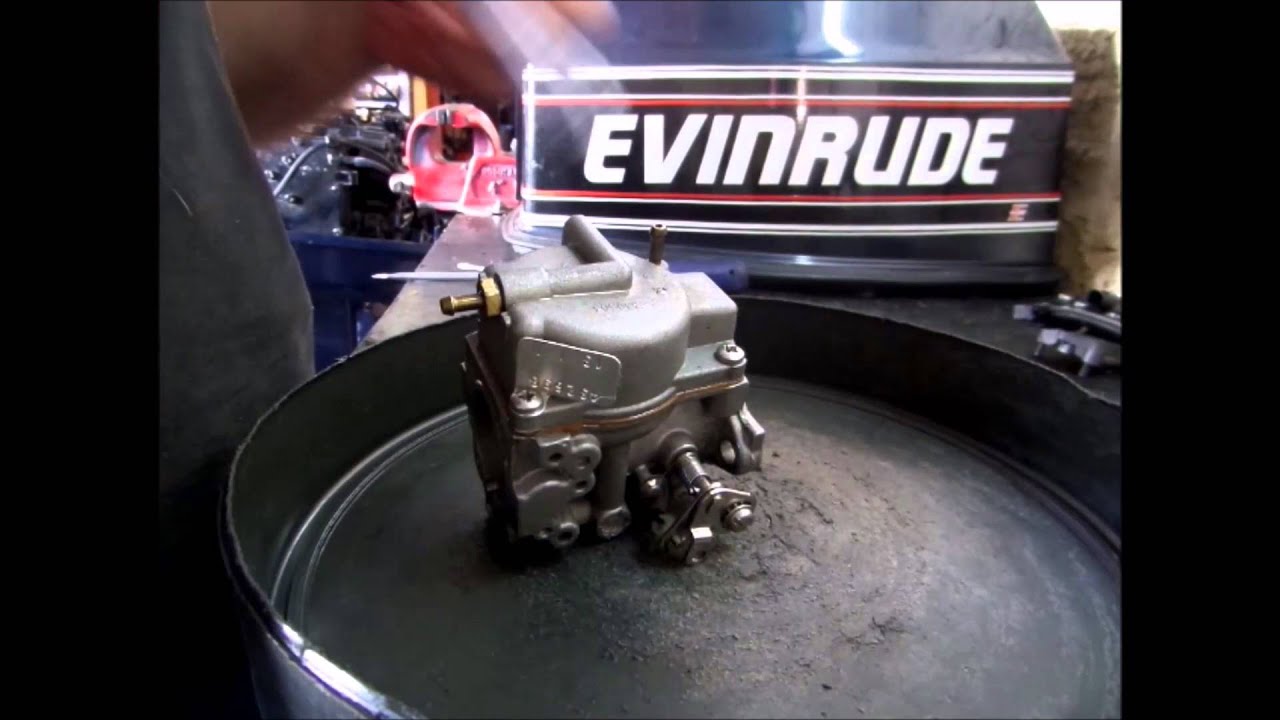 DTS - Motor Popa Evinrude 25 ano 1989 - 2/2 - Revisão Carburador / Elétrica
