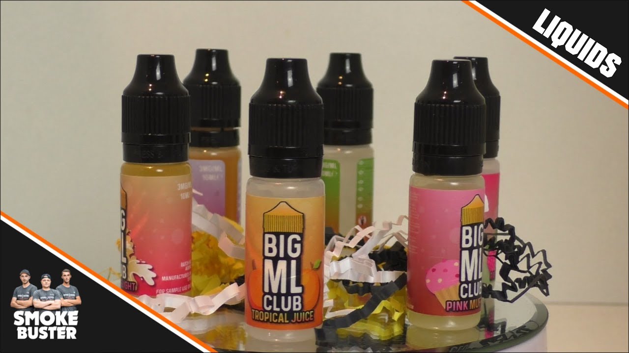 BIG ML CLUB LIQUIDS IM TEST | Gro&szlig;e Flaschen zum kleinen Preis!