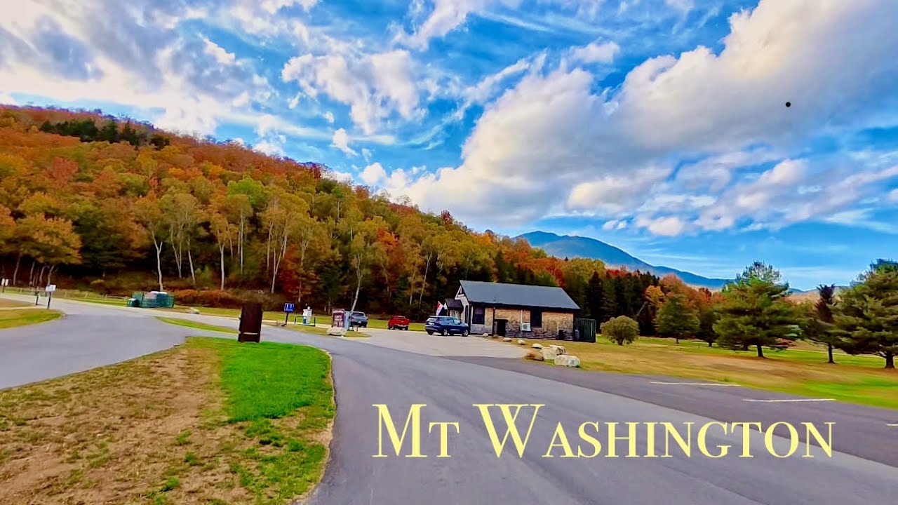 (4K) Mount Washington | Fall Colors| Fall Foliage | New Hampshire Autumn| White Mountains 360° Views