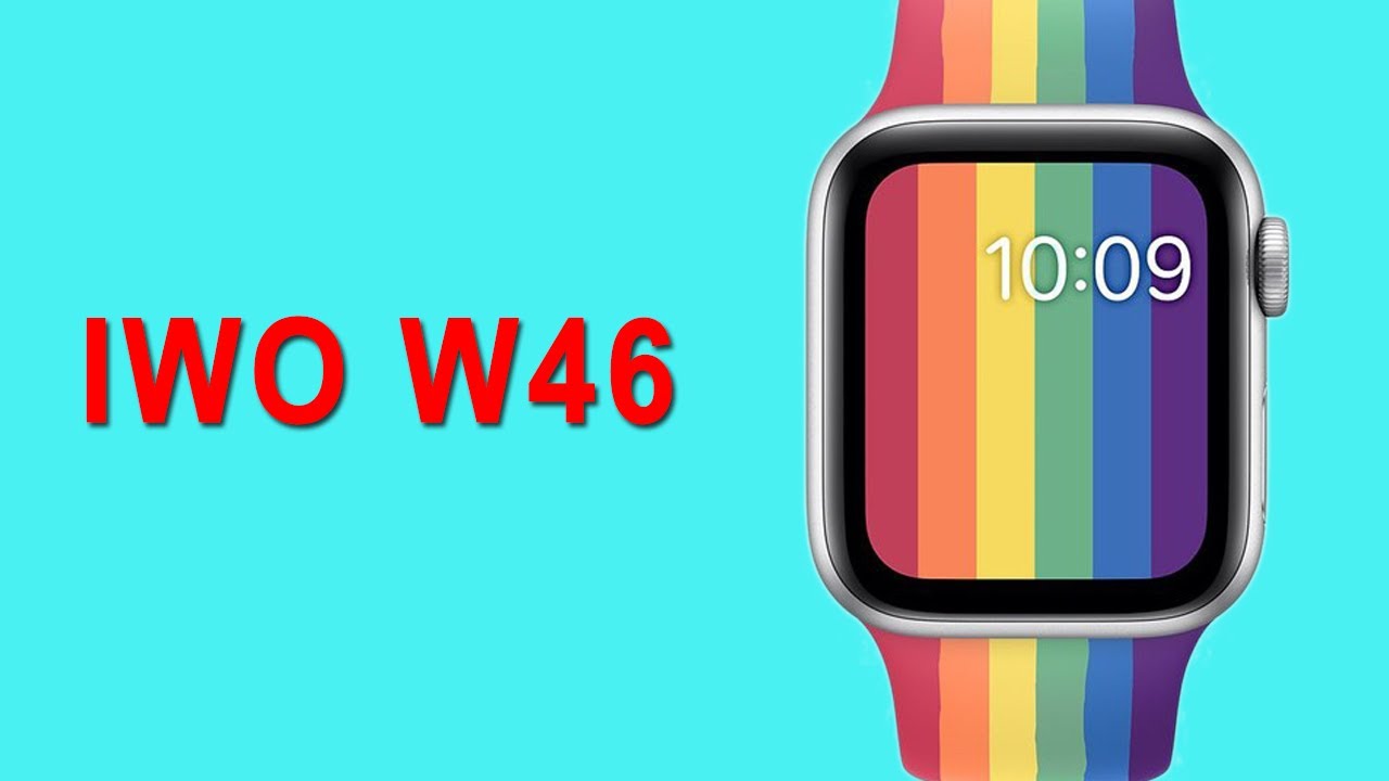 IWO W46 Smartwatch Unboxing Review-Wireless Charger/Customize Dials(With Steps)-W26 Update?