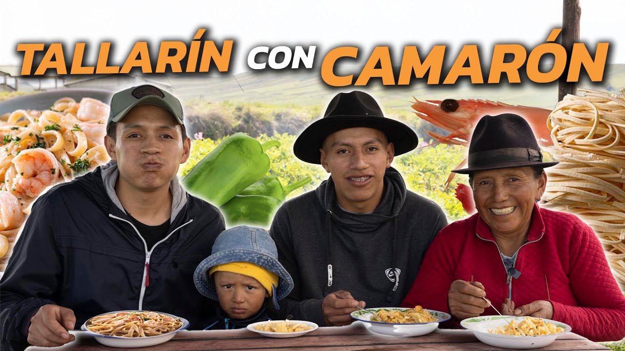 RICOS CAMARONES CON TALLARINES (para mis hijos) | Doña Empera