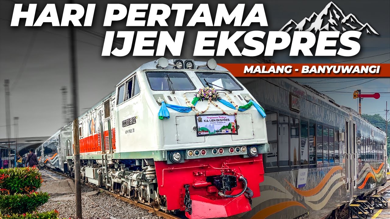 OPSI NYAMAN MALANG - BANYUWANGI ‼️ Trip KA Ijen Ekspres Kereta Baru Malang - Banyuwangi
