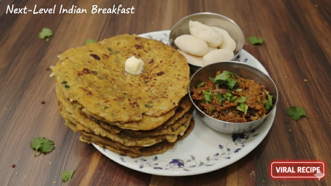 सिर्फ 10 min में सुपर सॉफ्ट आलू पराठा l एक बार बनाओ रोज बनाना पड़ेगा l 🤔
