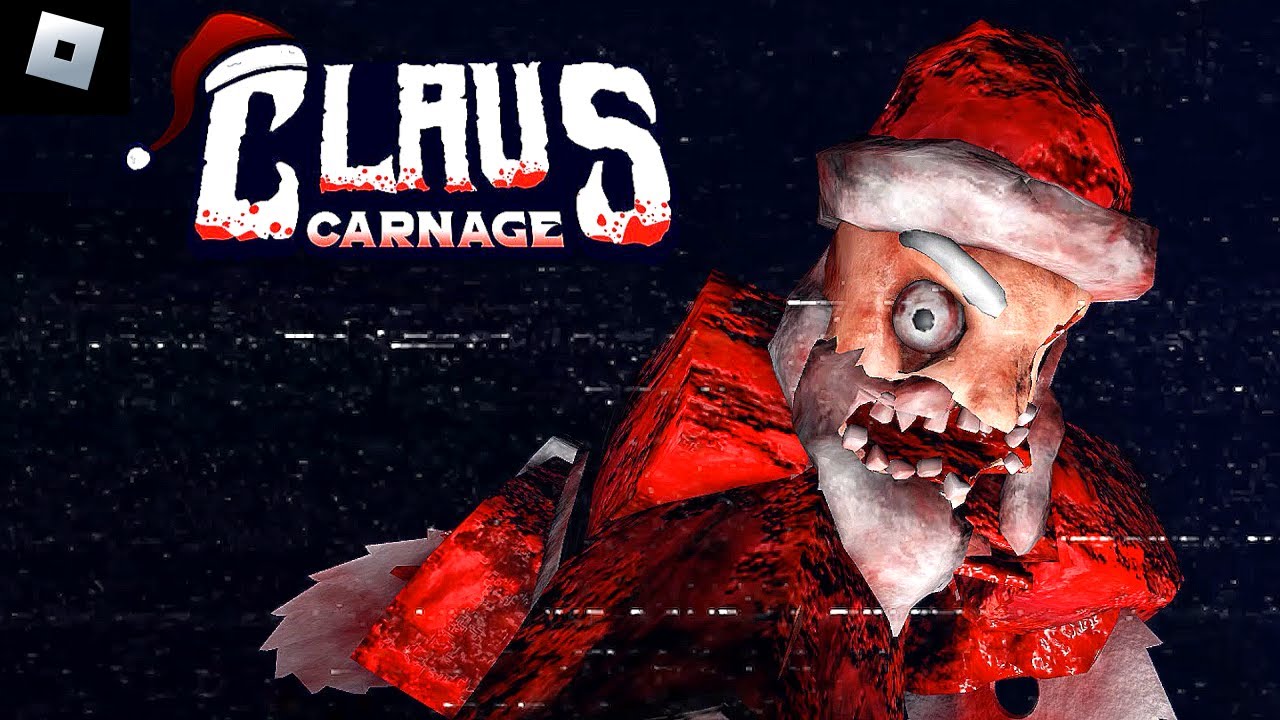 Claus Carnage : roblox horror gameplay walkthrough