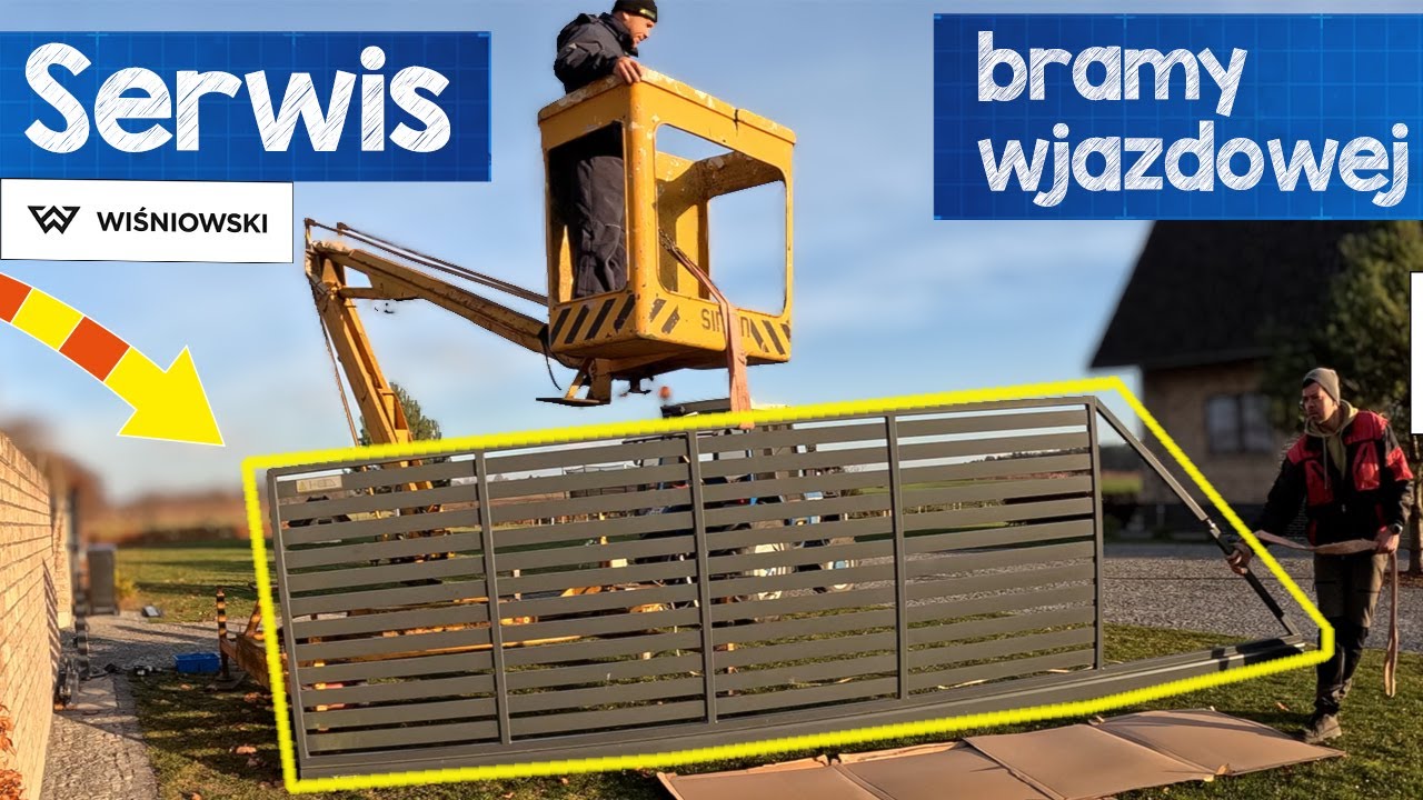 Serwis bramy przesuwnej Wiśniowski