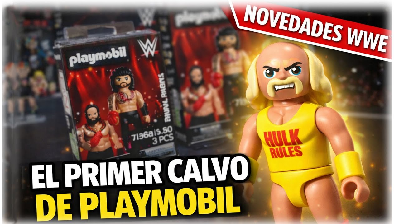EL PRIMER CALVO DE PLAYMOBIL EN NOVEDADES PLAYMOBIL WWE